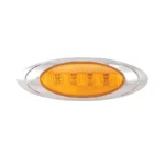AMB/CLEAR P1 LIGHT W/ BEZEL - PHOENIX DESIGN & MANUFACTURING